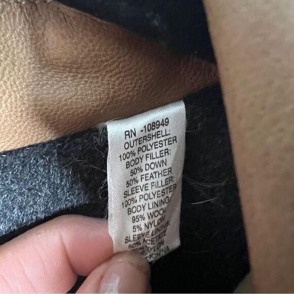 Alex Cannon Men’s Tan Wool Lined Faux Suede Zip Snap Down Jacket Size Large - Picture 9 of 9